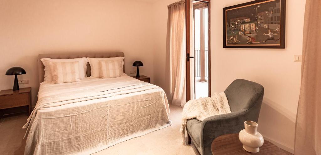 Ein Bett oder Betten in einem Zimmer der Unterkunft Belsize Villas