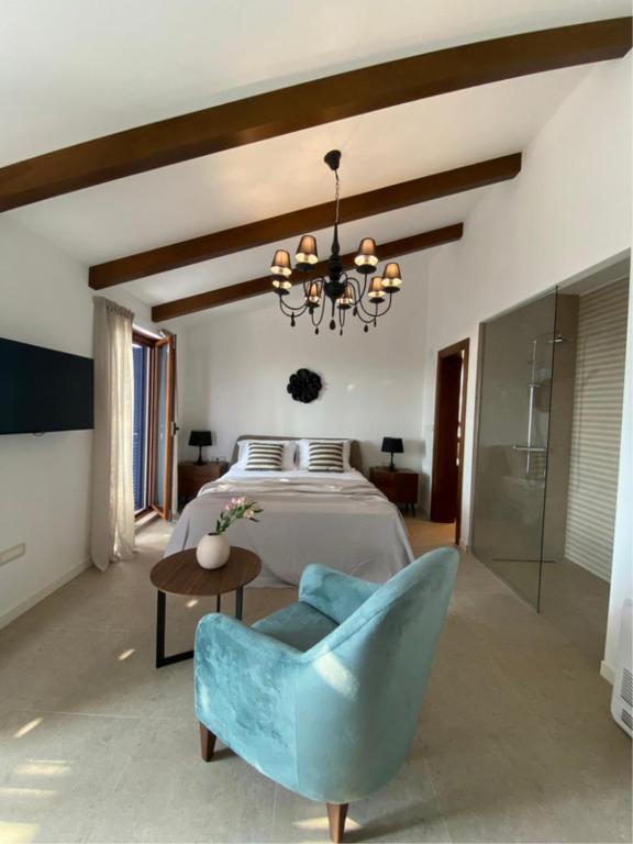 Ein Bett oder Betten in einem Zimmer der Unterkunft Belsize Villas