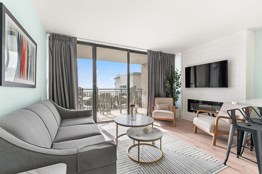 Cabana Palms Oceanfront Renovated King Bed Sauna, Myrtle Beach