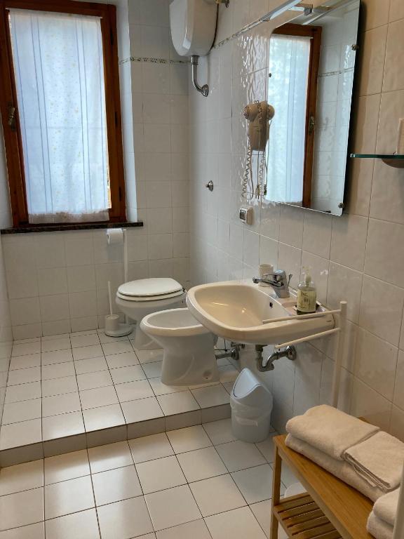 Koupelna v ubytování Casa Milena