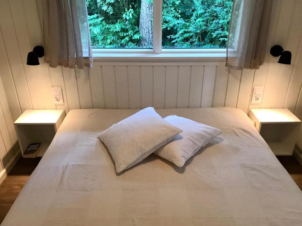 Postel nebo postele na pokoji v ubytování Nordic Relax House - Stonehouse
