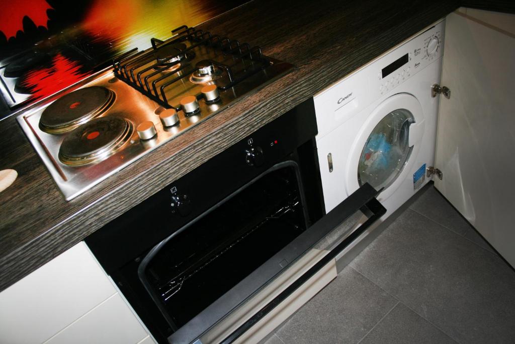 Kuchyňa alebo kuchynka v ubytovaní Apartment Classic Deco