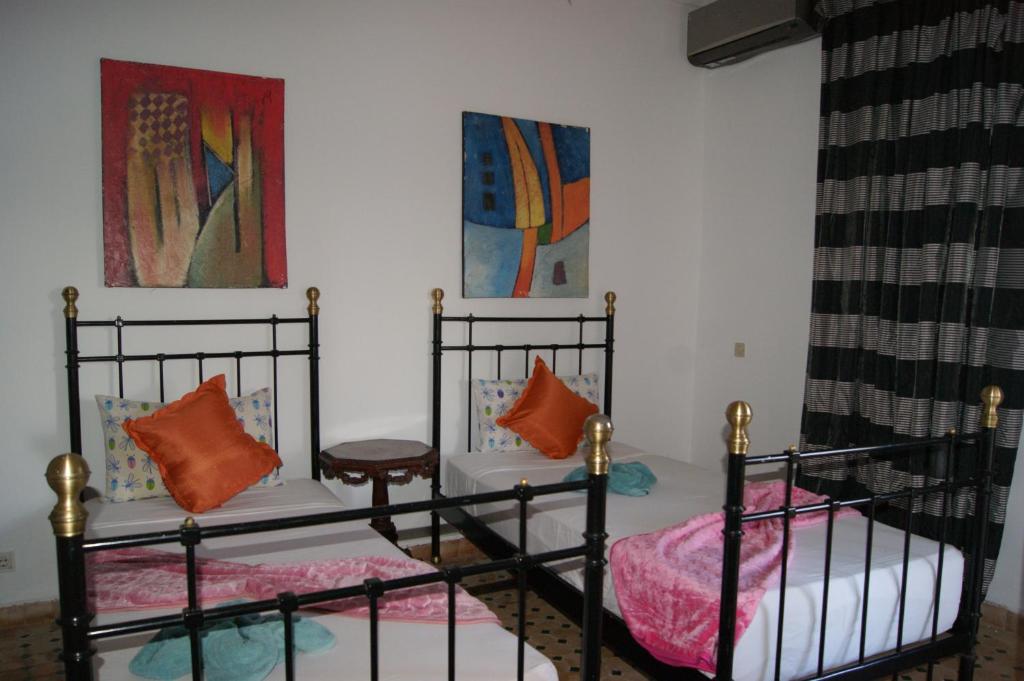 Postel nebo postele na pokoji v ubytování Villa Ayche