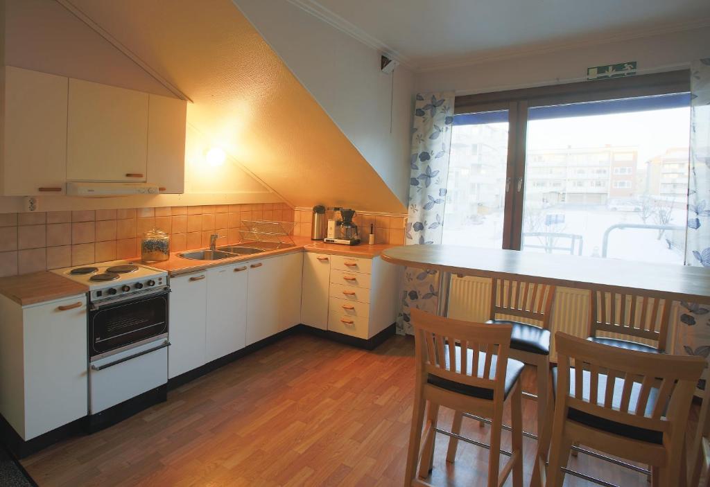 Kuchyň nebo kuchyňský kout v ubytování Park Hotell
