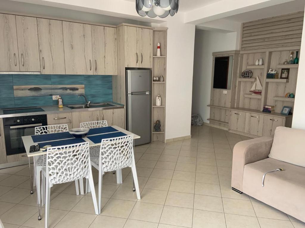Kuchyň nebo kuchyňský kout v ubytování Apart-Hotel Alvi