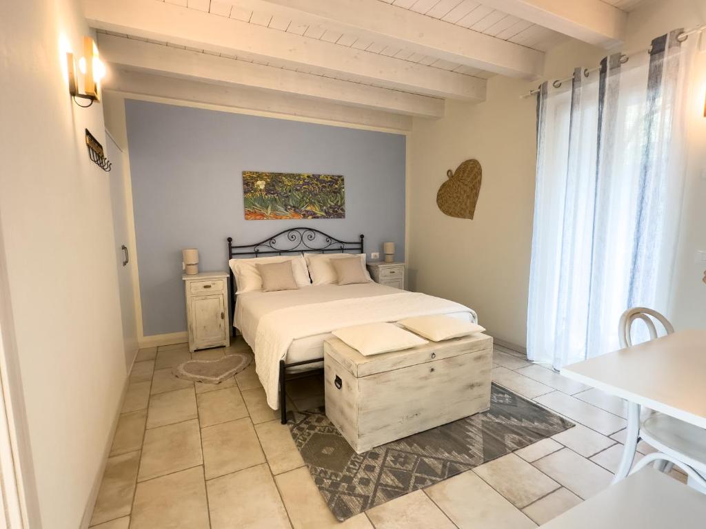 Łóżko lub łóżka w pokoju w obiekcie Villa Nina - Apartments & Relax