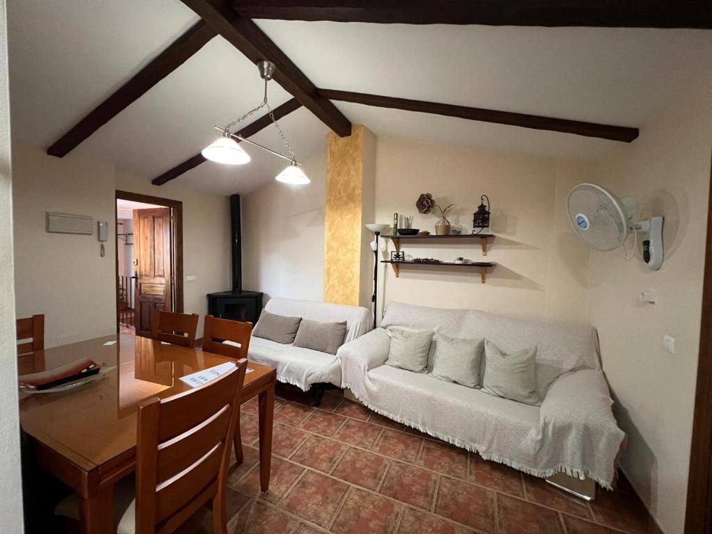 Posezení v ubytování Apartamentos Virgen de Villaverde