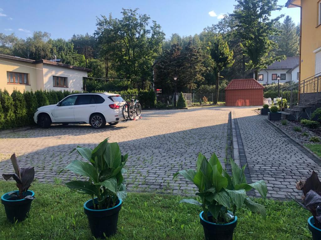 Zahrada ubytování Apartament Słoneczny na Krzywej