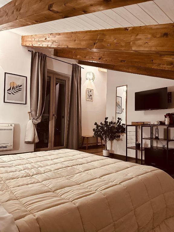 Postel nebo postele na pokoji v ubytování A casa di Alberta B&B Relais