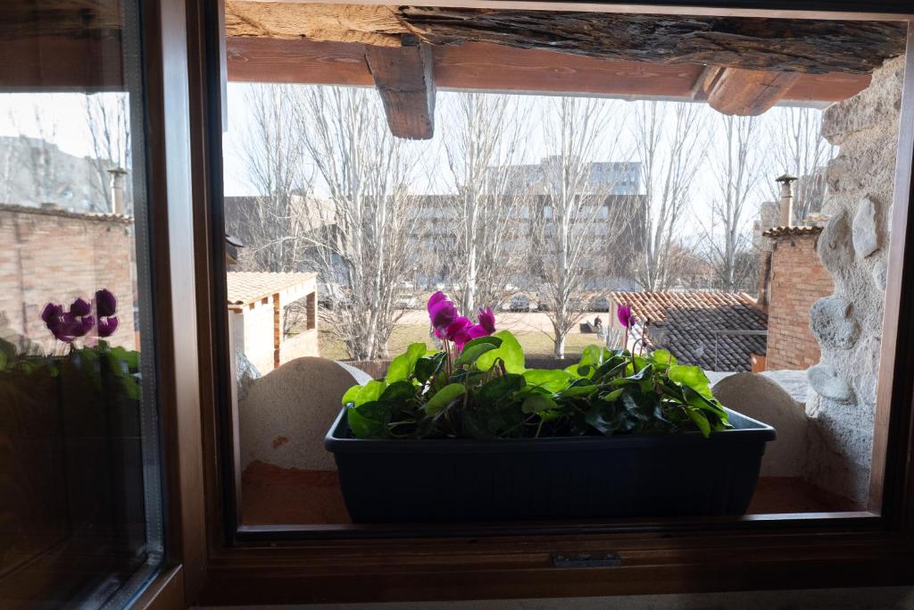 Balkón nebo terasa v ubytování Niu de Queralt