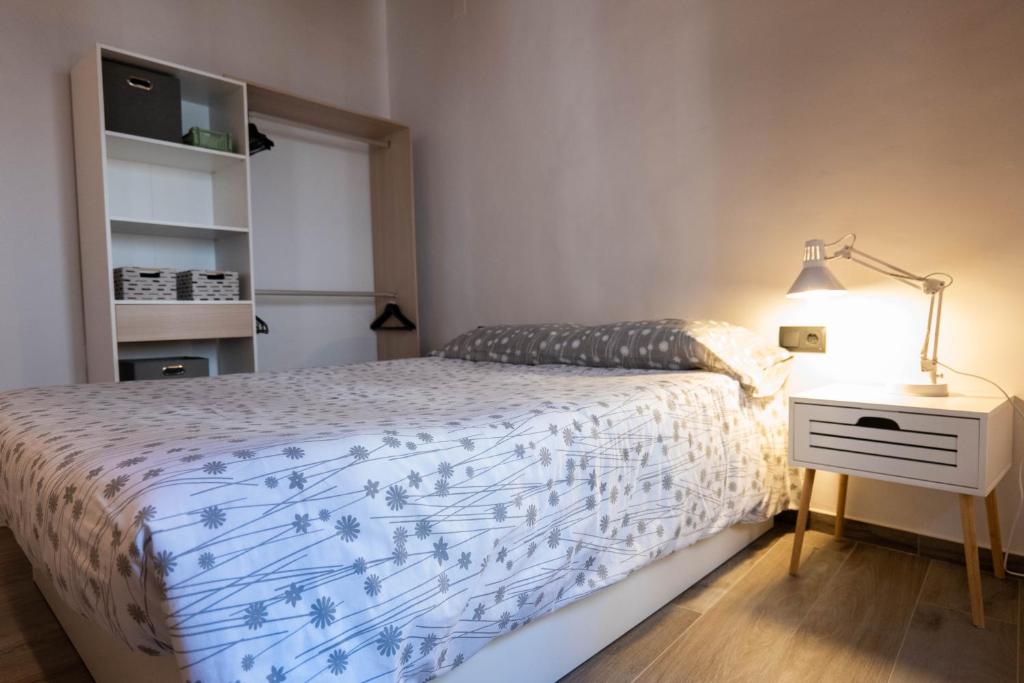 Postel nebo postele na pokoji v ubytování Niu de Queralt