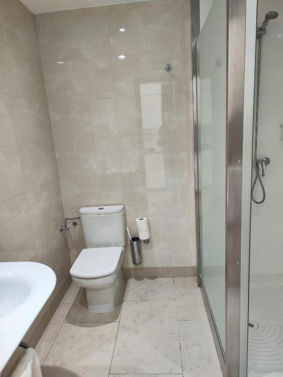 Kúpeľňa v ubytovaní Apartamentos Caracas
