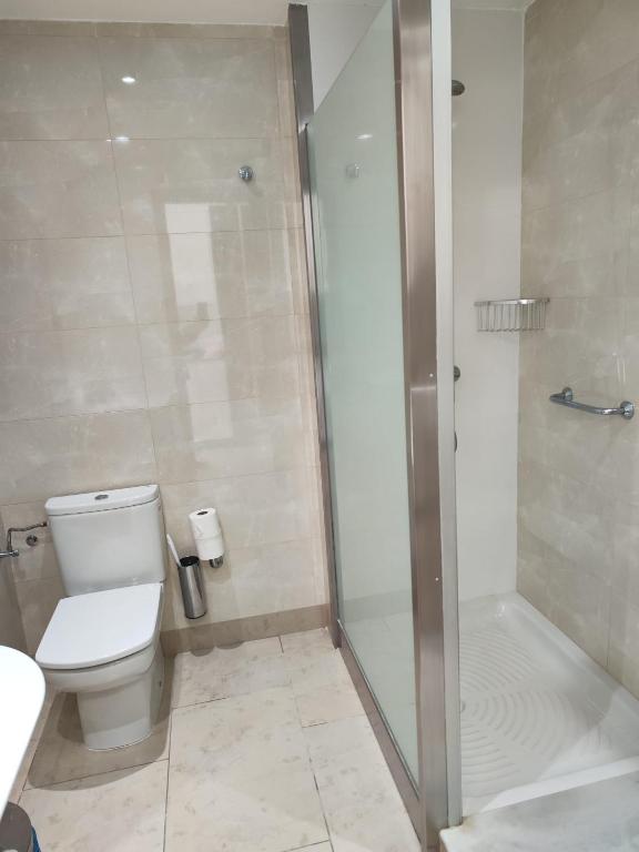 Kúpeľňa v ubytovaní Apartamentos Caracas