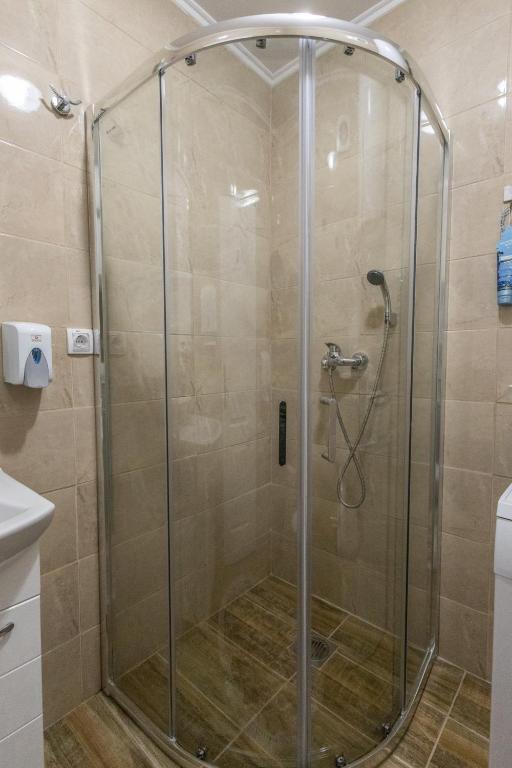 Koupelna v ubytování Apartman Albijanić