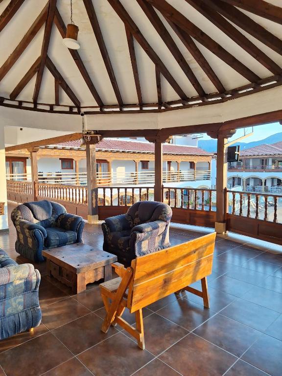 Posezení v ubytování Hotel Gran Sirius
