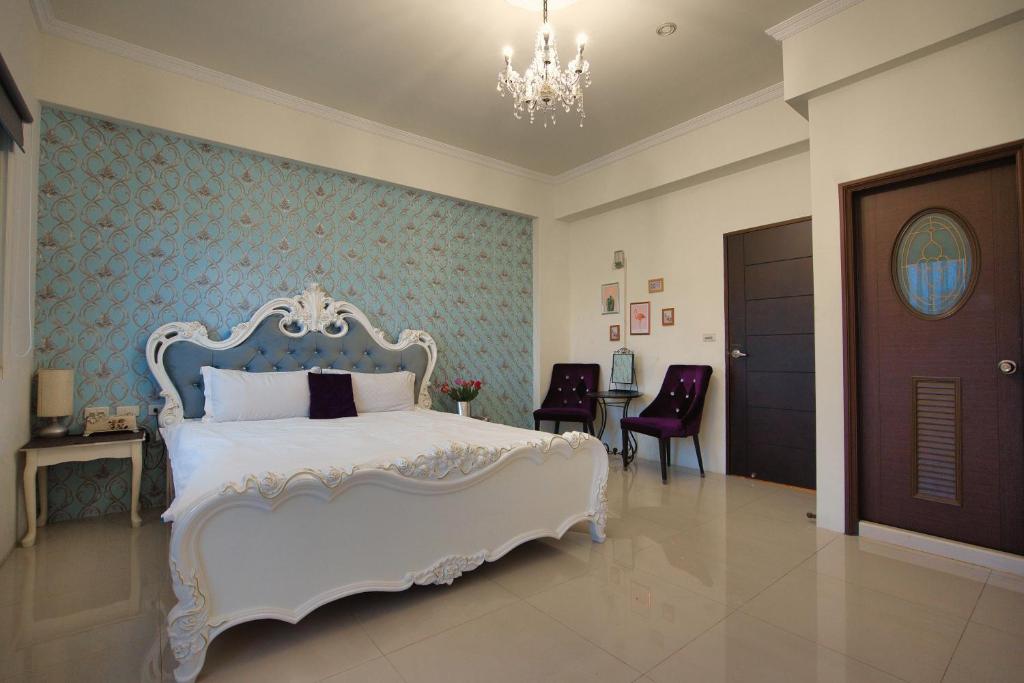 Postel nebo postele na pokoji v ubytování Bai Yun Ge Homestay