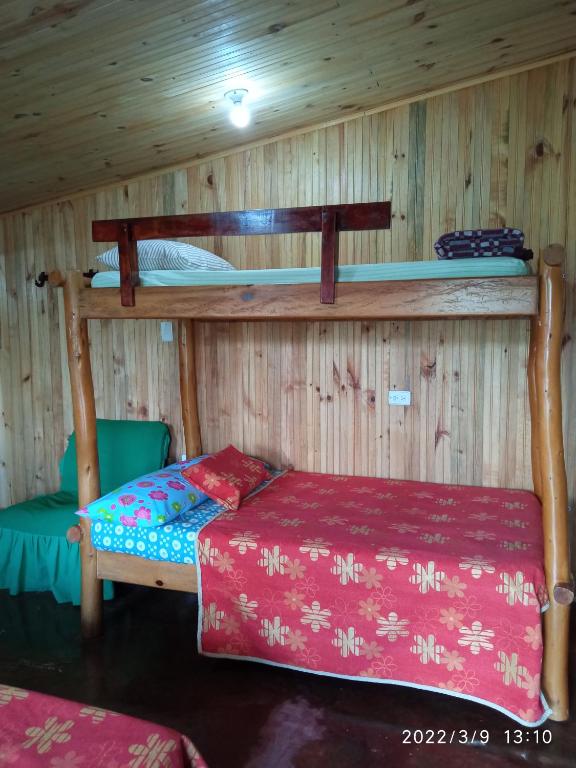 Postel nebo postele na pokoji v ubytování Ágora Manantial