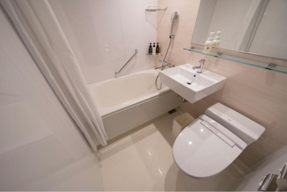 Koupelna v ubytování BOOK HOTEL 京都九条