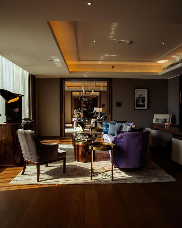 Posezení v ubytování JW Marriott Hotel Kolkata