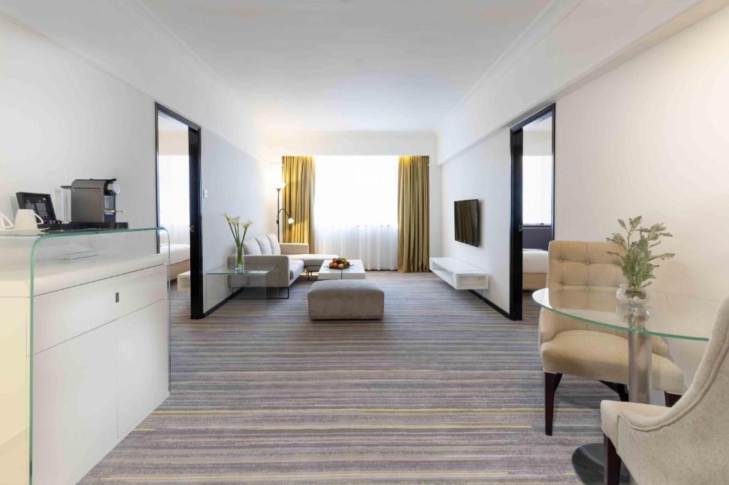Khu vực ghế ngồi tại Panda Hotel