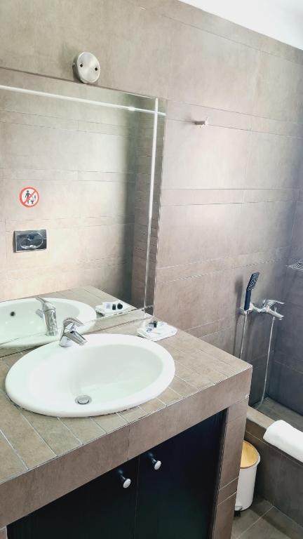 Koupelna v ubytování Villa Serafeim