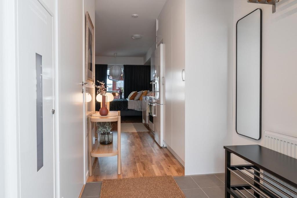 Kuchyň nebo kuchyňský kout v ubytování Guestly Homes - Elite Studio