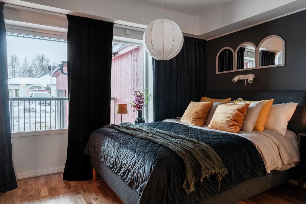 Postel nebo postele na pokoji v ubytování Guestly Homes - Elite Studio