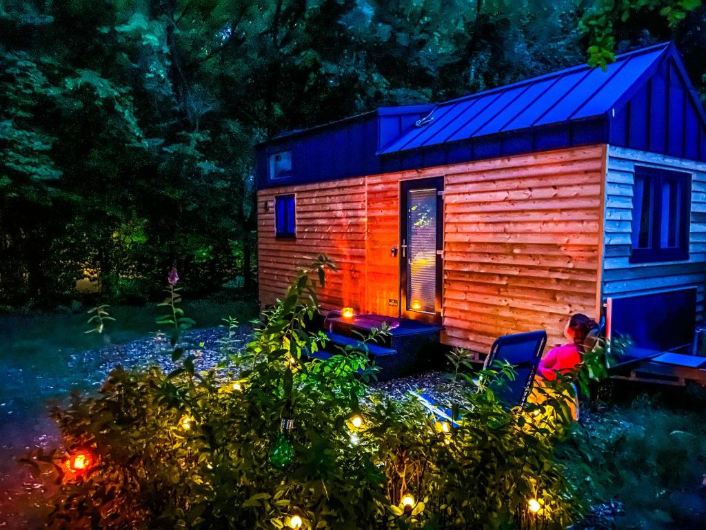 Zahrada ubytování Tinyhouse „Kleines Ems-Idyll“