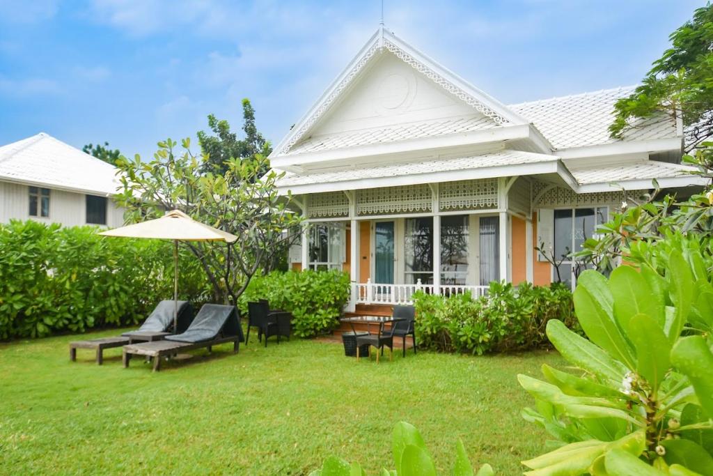 Zahrada ubytování De Chaochom Hua Hin
