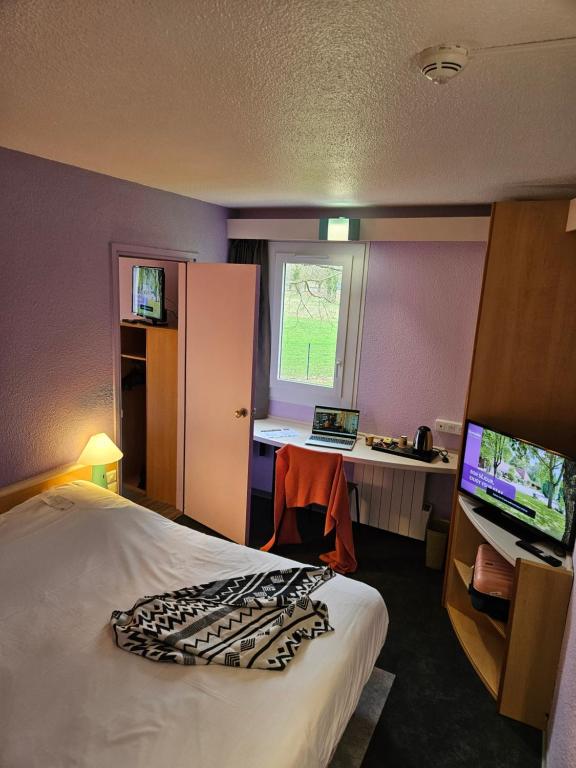 Postel nebo postele na pokoji v ubytování Hotel Bonanite