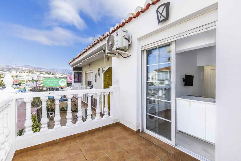 Balkón nebo terasa v ubytování A&N Torrox Beach