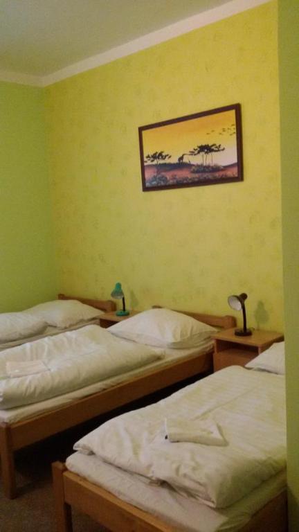 Postel nebo postele na pokoji v ubytování Pension.NO30