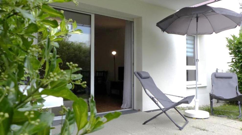 Zahrada ubytování TY BIHAN - T2 - Wifi - Parking - Terrasse