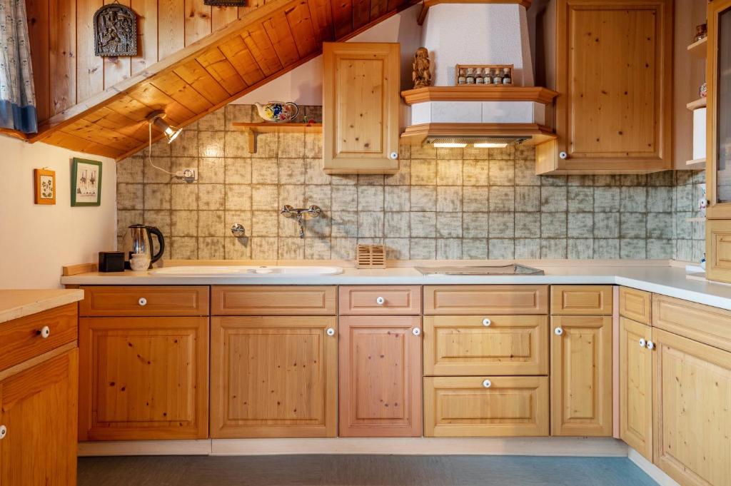 Kuchyň nebo kuchyňský kout v ubytování Haus Botter