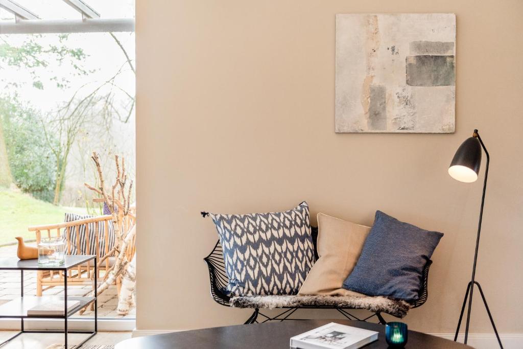 Posezení v ubytování Aarskogs Boutique Hotel