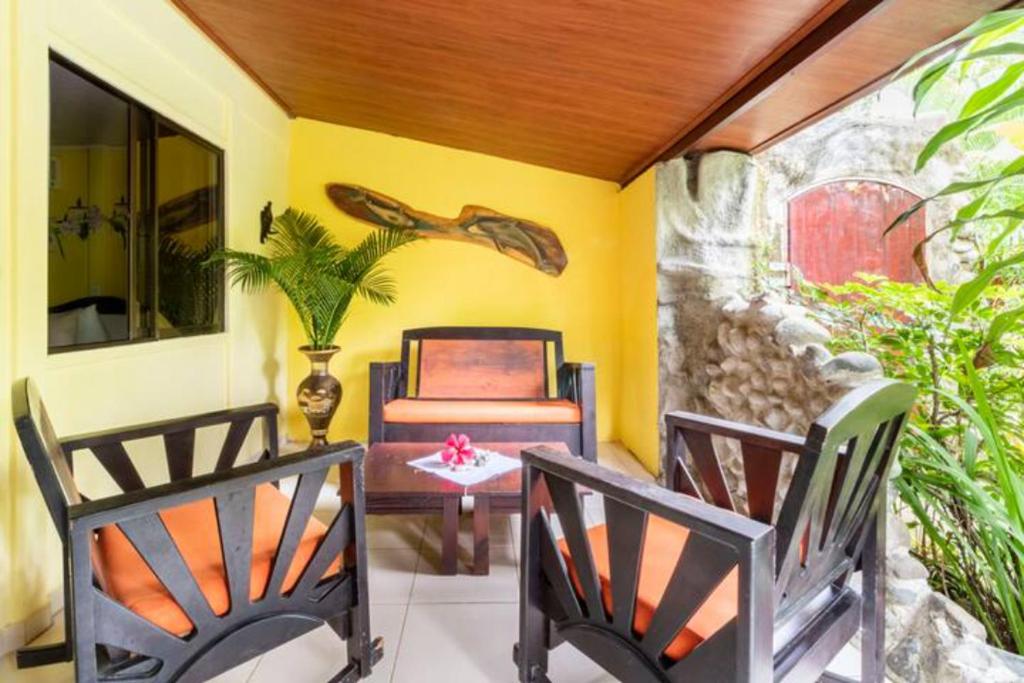 Posezení v ubytování Casa Caribbean Coconut
