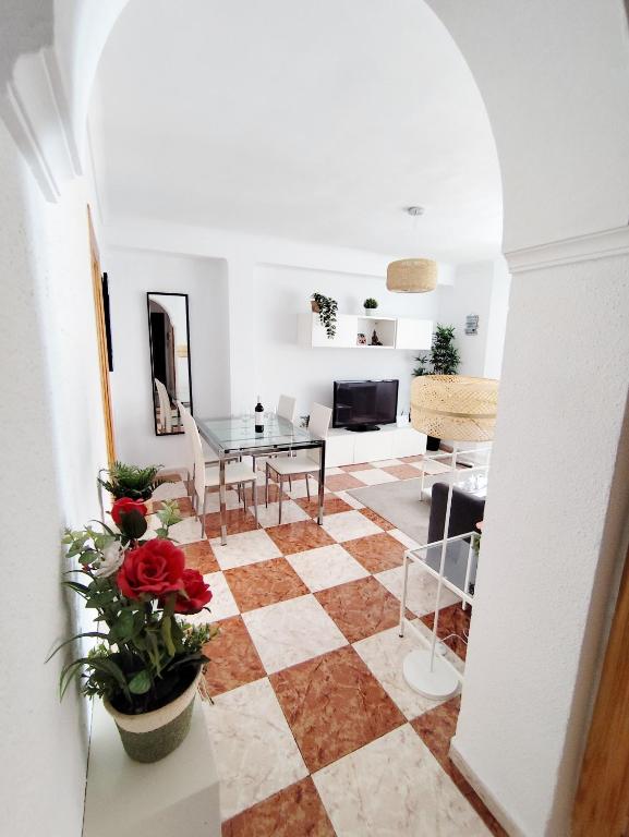 Posedenie v ubytovaní Gran apartamento en el Centro Histórico