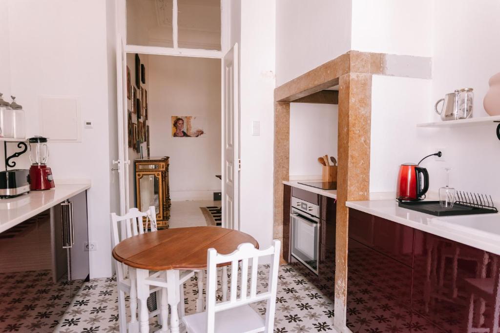 Kuchyň nebo kuchyňský kout v ubytování Casa Melchior 1