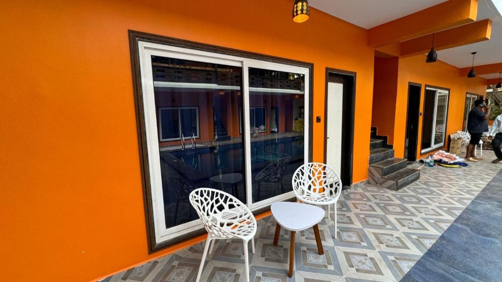 Balkón nebo terasa v ubytování OZIBA BEACH RESORT