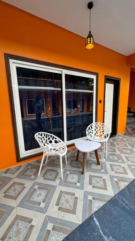 Balkón nebo terasa v ubytování OZIBA BEACH RESORT