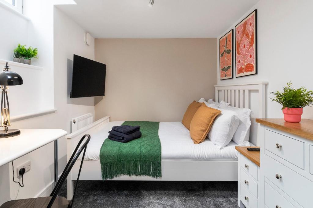 TV a/nebo společenská místnost v ubytování Cosy One Bed Apt in Leeds City