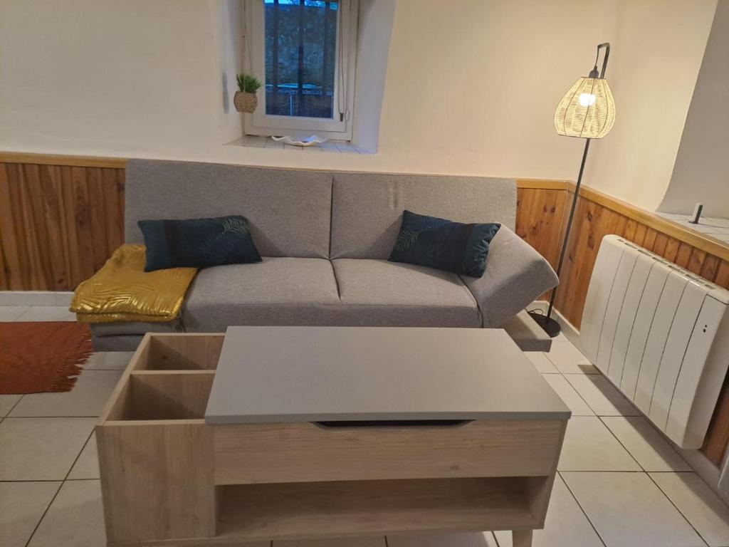 Posezení v ubytování Gîte 2 "Le Tilia " aux magnolias 3 étoiles