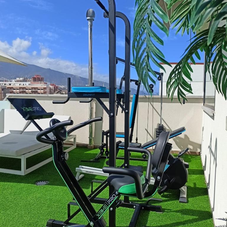 Fitness centrum a/nebo fitness zařízení v ubytování Puerto Azul
