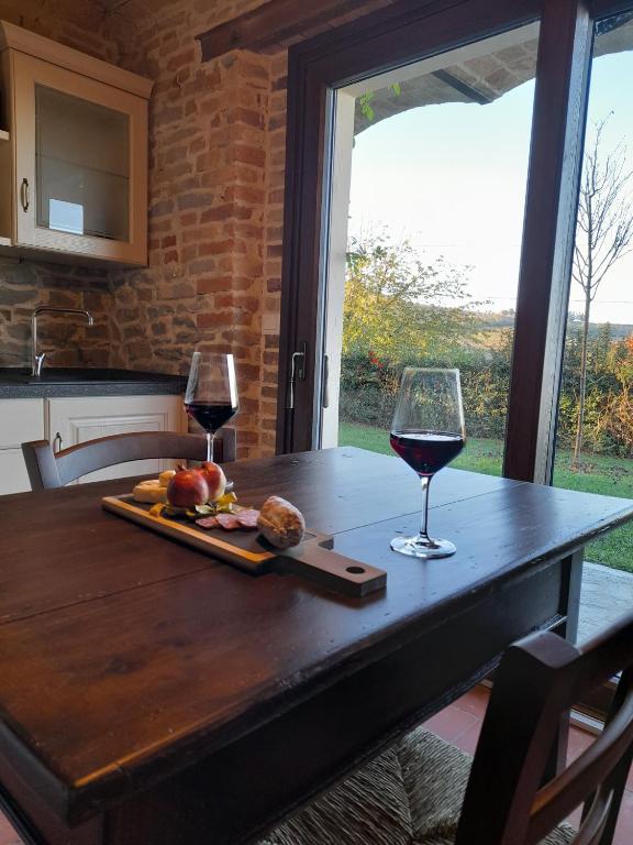 Nápoje v ubytování Cascina Romanino