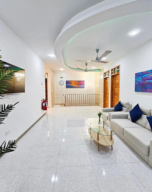 Posezení v ubytování Keveli Guesthouse