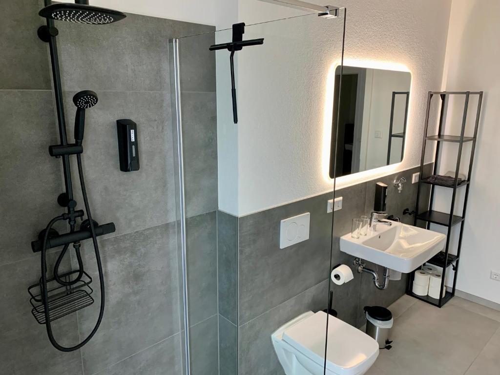 Koupelna v ubytování APPARTEMENT3
