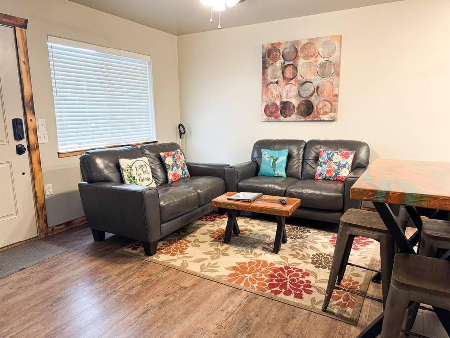 a living room with a couch and a table at Angel Rock Rentals of Moab Unit 5 in Moab