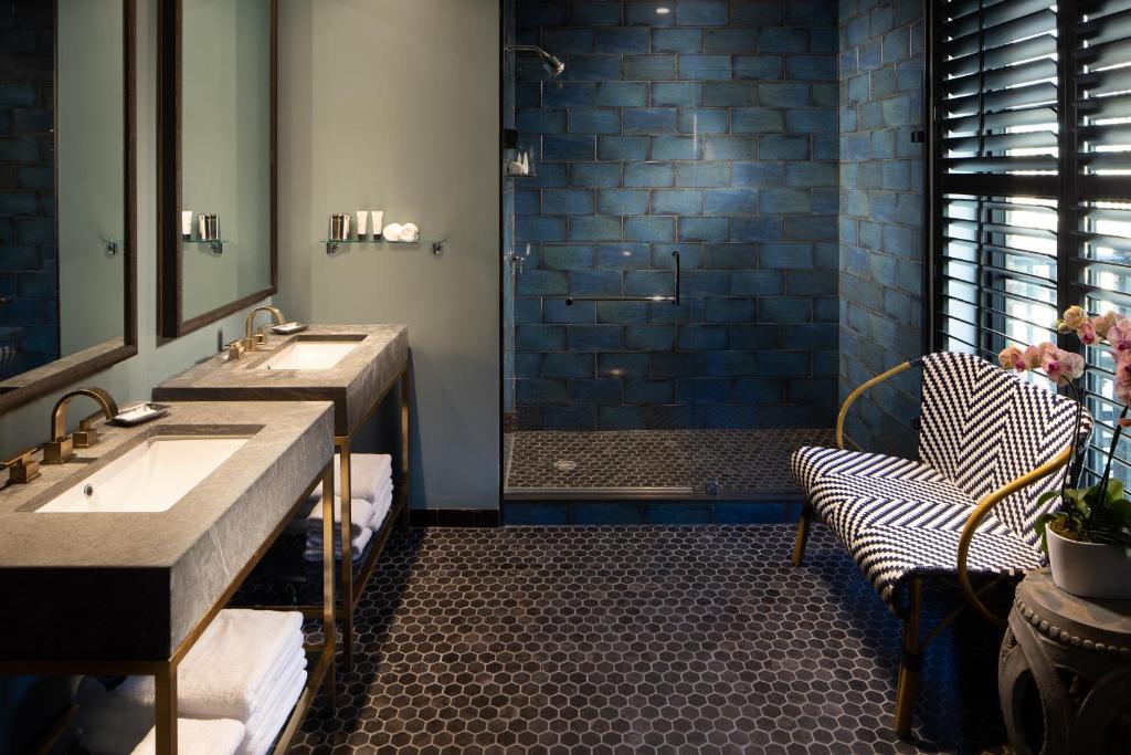 Koupelna v ubytování Hotel ZaZa Austin