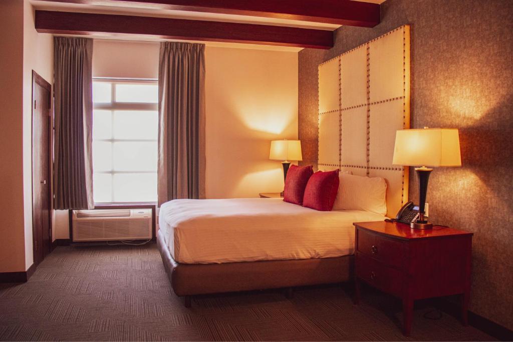 Postel nebo postele na pokoji v ubytování Hotel María Bonita Chihuahua