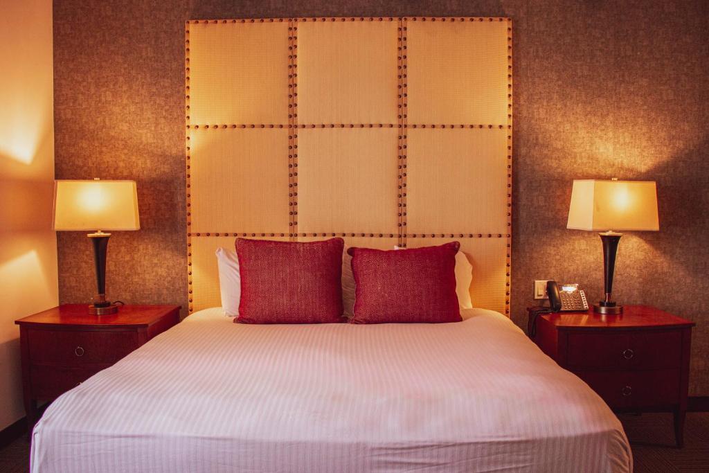 Postel nebo postele na pokoji v ubytování Hotel María Bonita Chihuahua